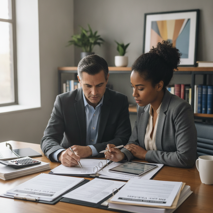 property owner accountant reviewing depreciation schedule png.png